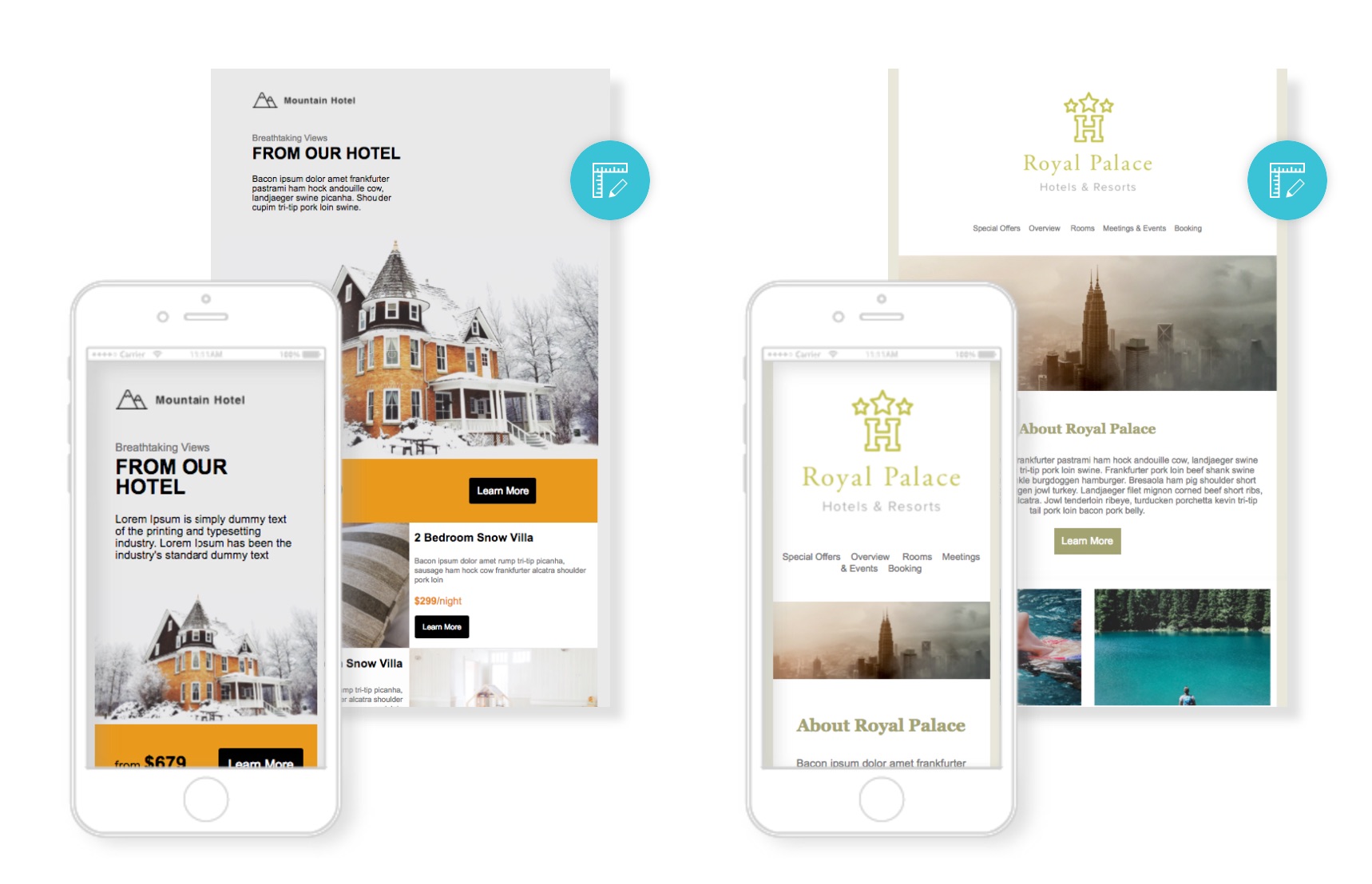 email newsletter template for hotel